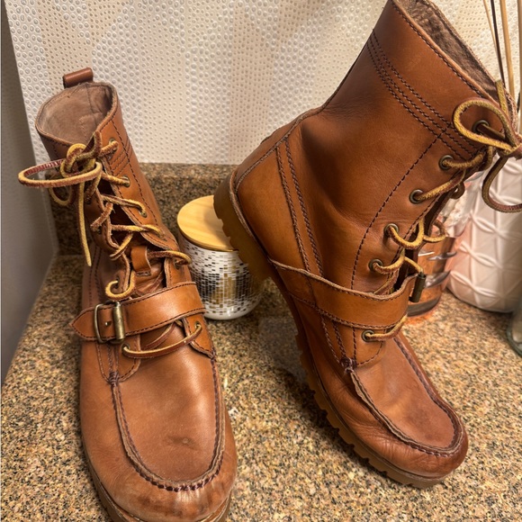 Polo Ralph Lauren Other - Polo‎ Ralph Lauren Ranger Brown Leather Classic  Mens  Boots 9 D